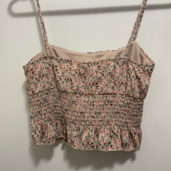 Floral smocked tank - Picture 2 of 4